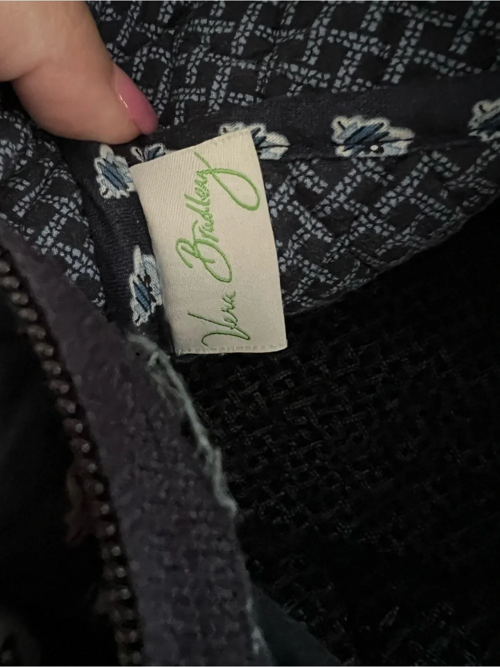 Vera Bradley Nantucket Navy “Carry All” Bag
